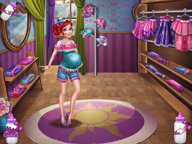 Pregnant Princesses On The Catwalk Jeu En Ligne Jeux Pomu