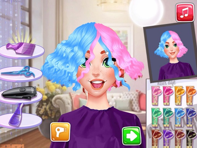 JESSIE NEW YEAR #GLAM HAIRSTYLES jeu en ligne  Jeux POMU